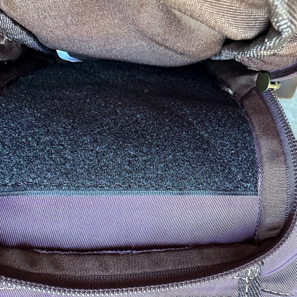 Purple Canvas Crossbody Sling Bag - Picture 6 of 15